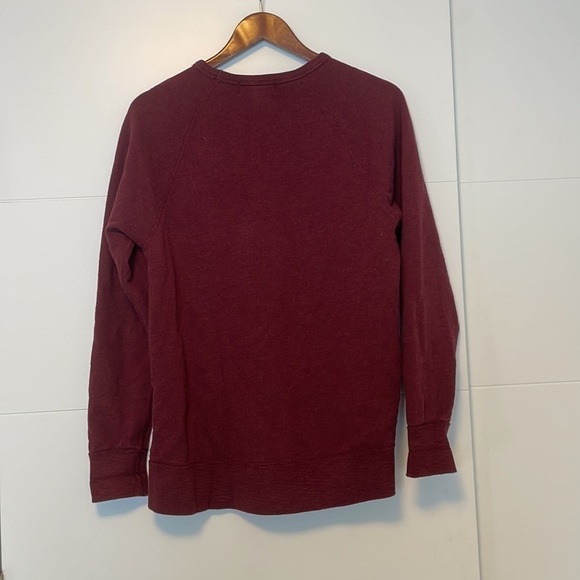 J. Crew Crewneck Sweater Maroon Color Size Small - Picture 7 of 8